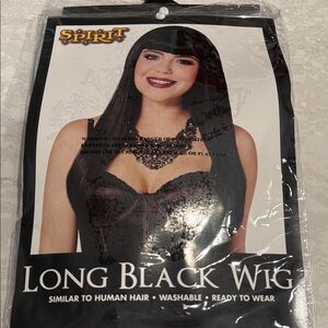 Spirit Long Black Wig